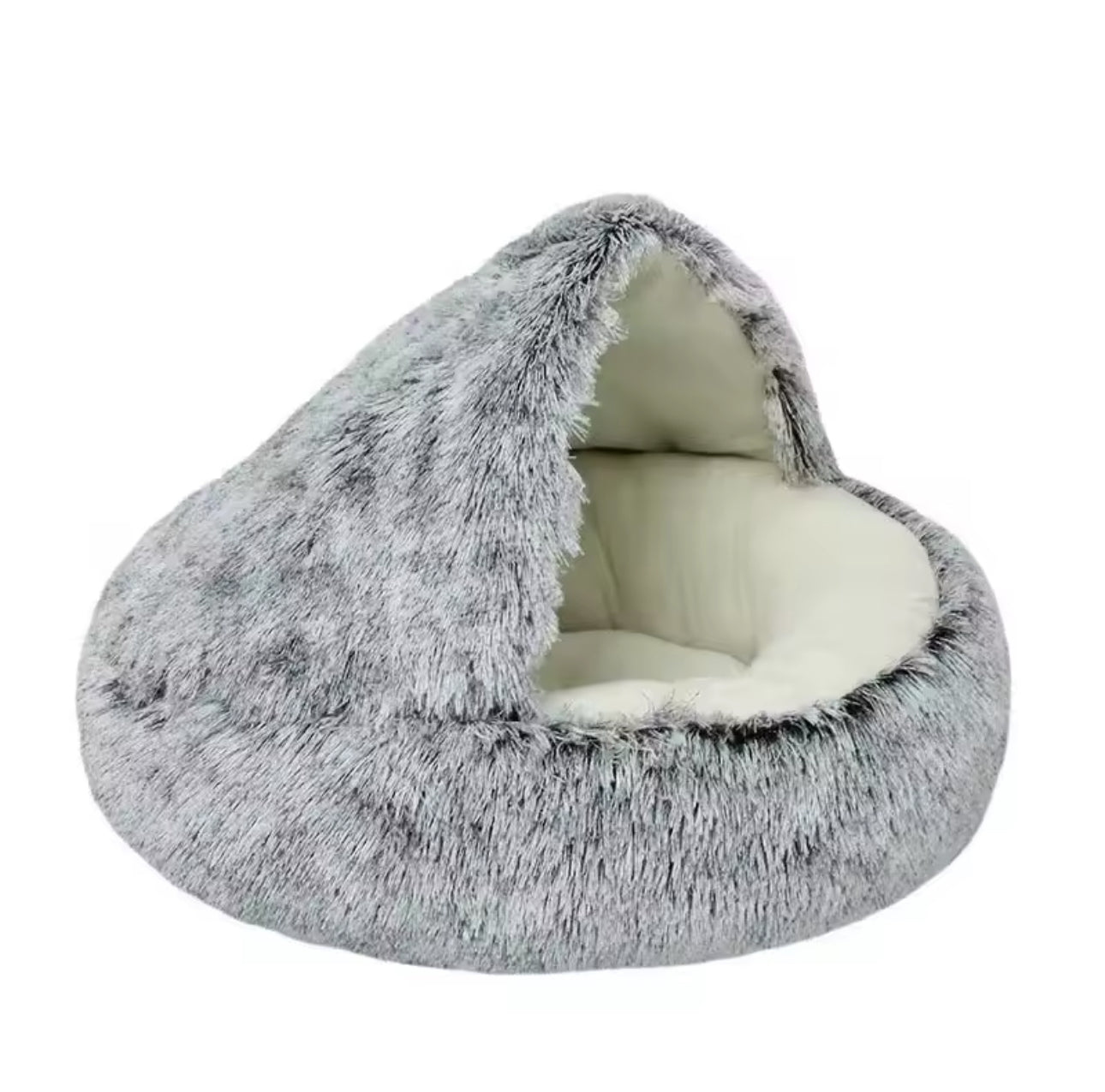 Fluffy Plush Cat Bed