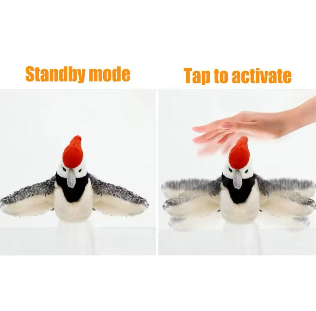 Electric Rechargeable Bird Cat Toy - Flapping Wings