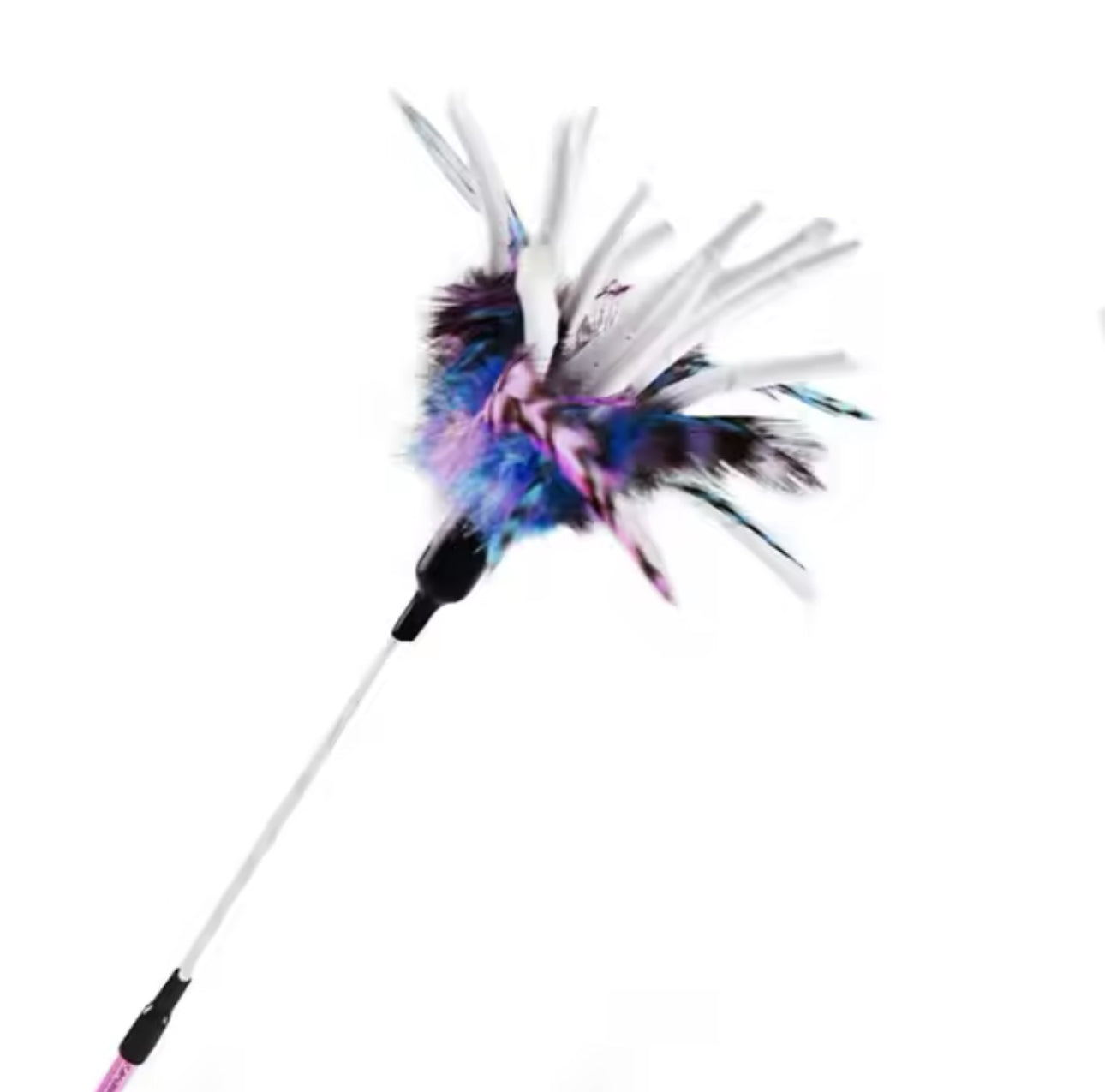 Cat Teaser Crinkle Paper Feather Toy