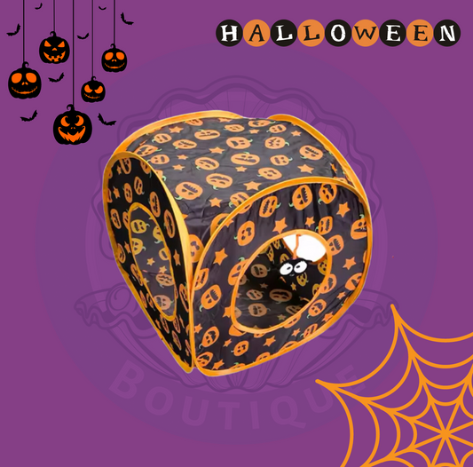 Halloween Tunnel Toy Bed For Cats