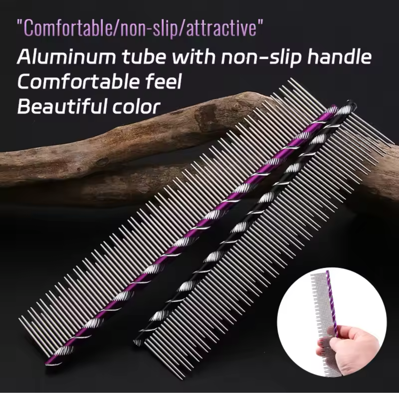 Cat Grooming Row Comb Brush