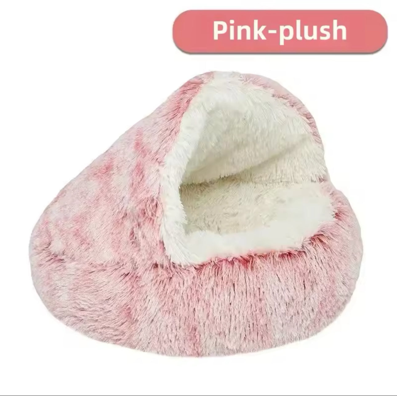 Fluffy Plush Cat Bed