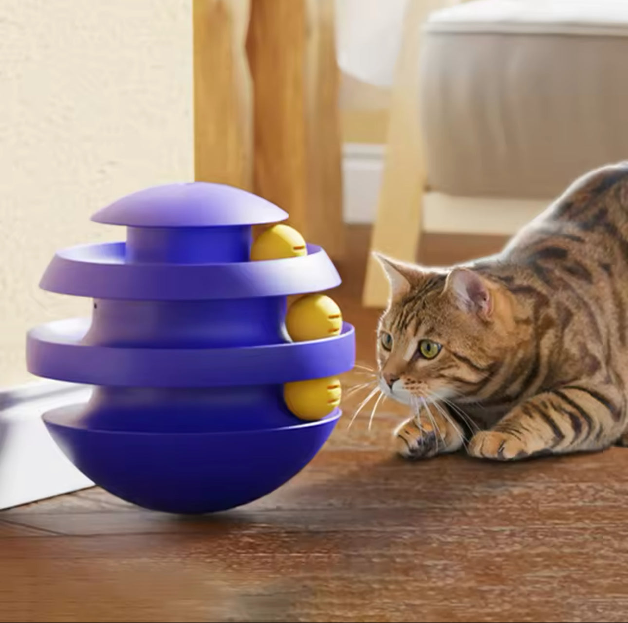 Cat Tower Ball 3 Layers Game