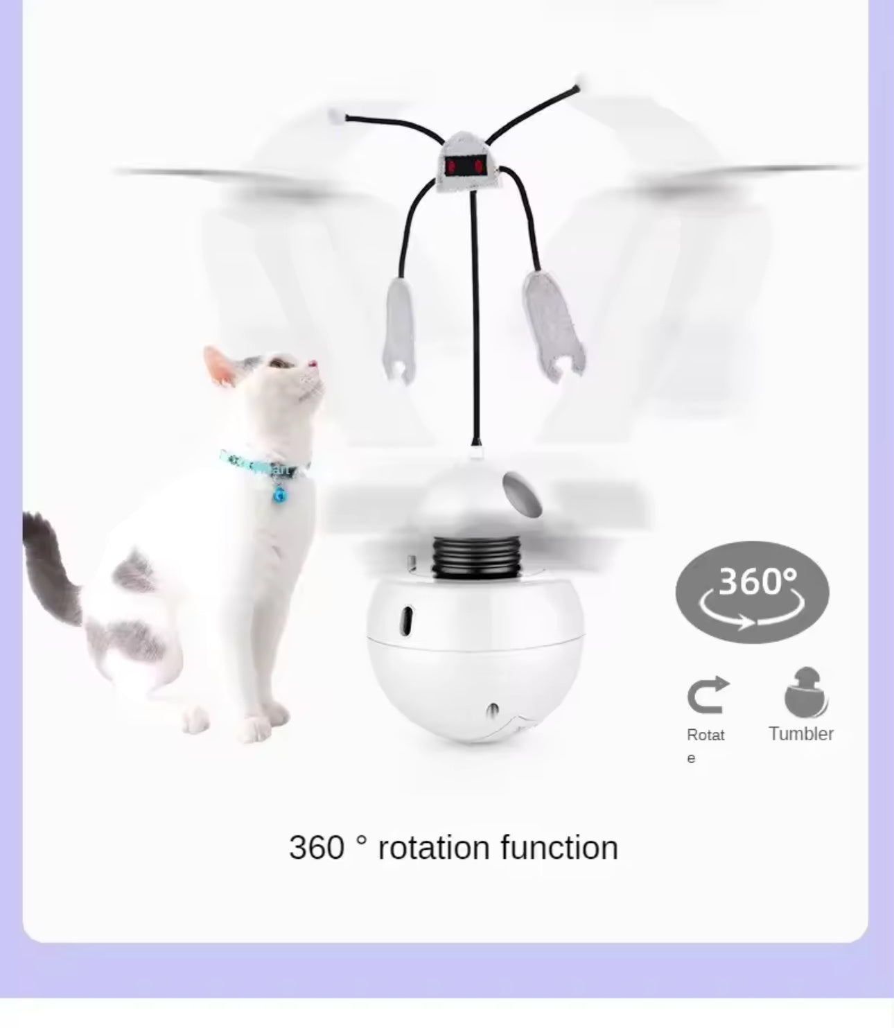 3-In-1 Interactive Cat Toy Tumbler