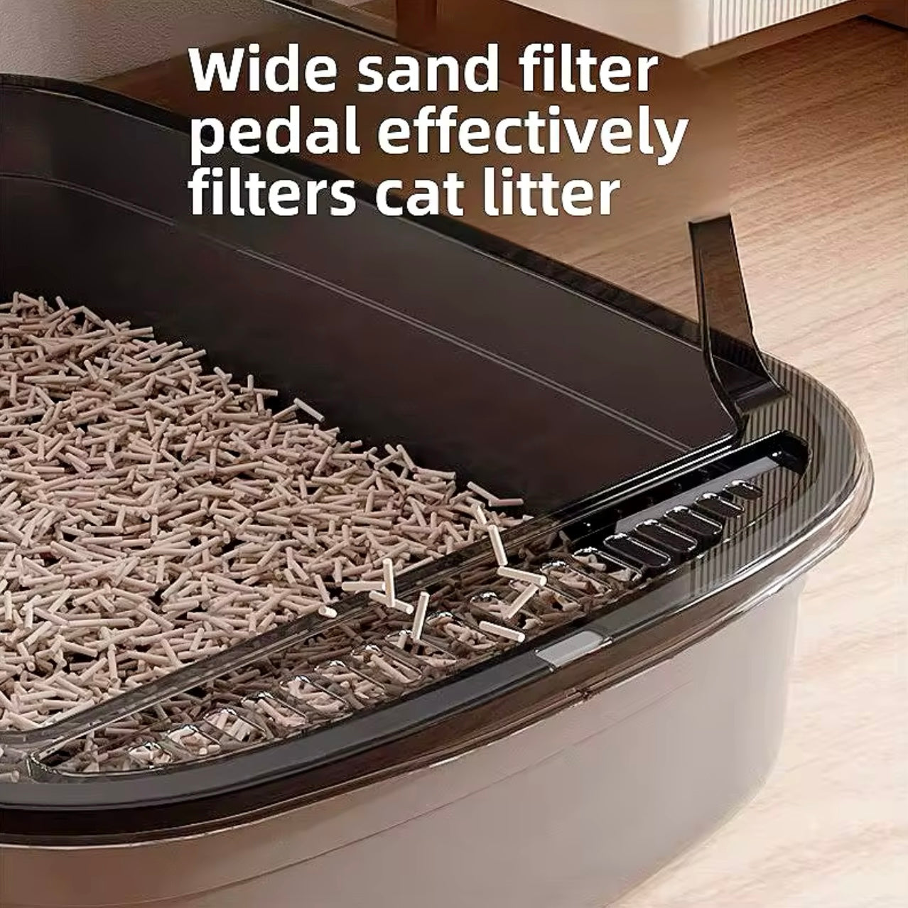 Open Cat Litter Tray (Scooper Included)