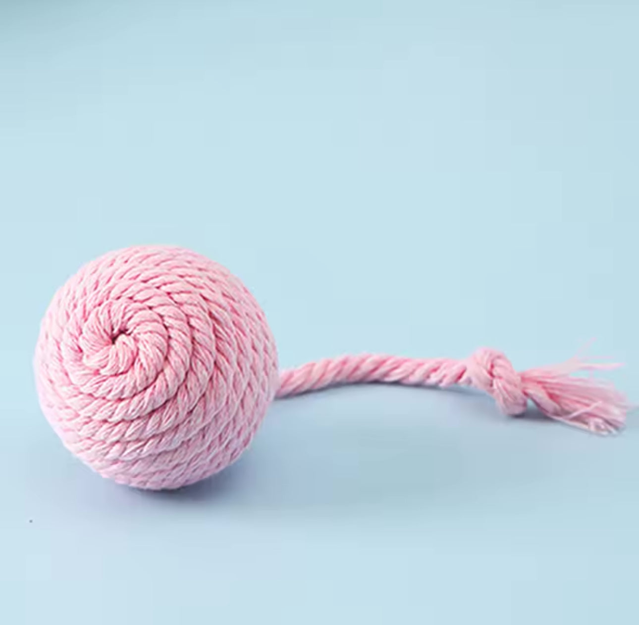 Yarn Ball Cat Toy Game With String