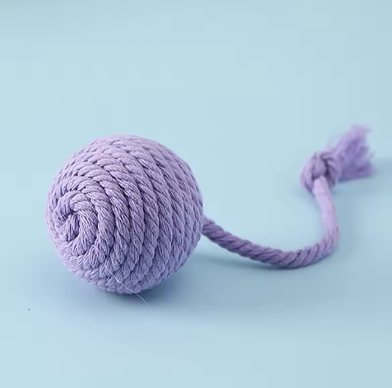 Yarn Ball Cat Toy Game With String