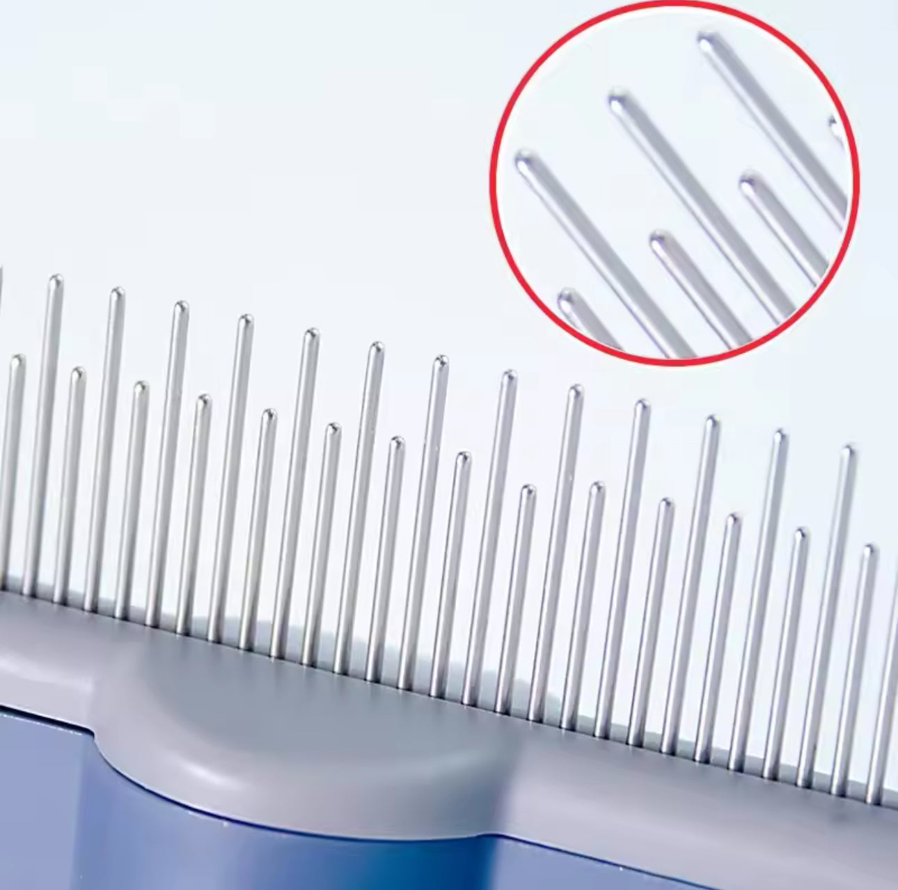 Comb Brush - Easy Cleaning Button