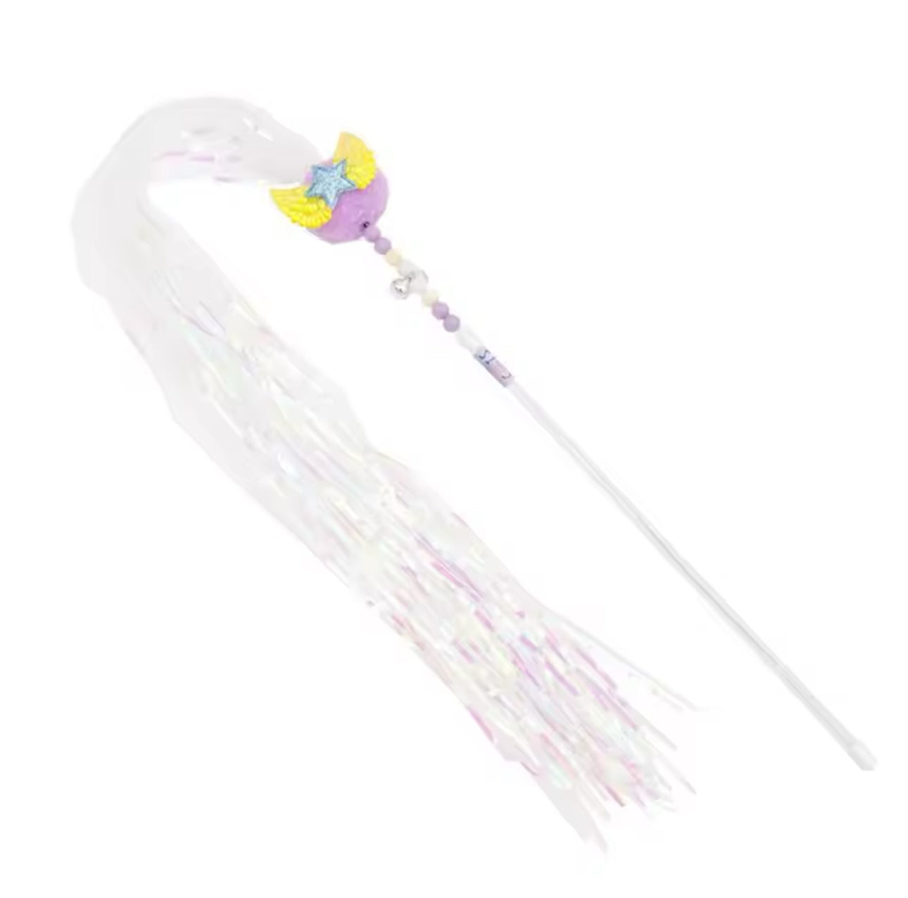 Star Wand Tinsel Cat Wand