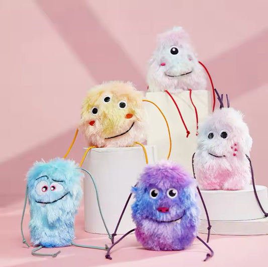 Monster Catnip Plush Toys With Paper Crinkle