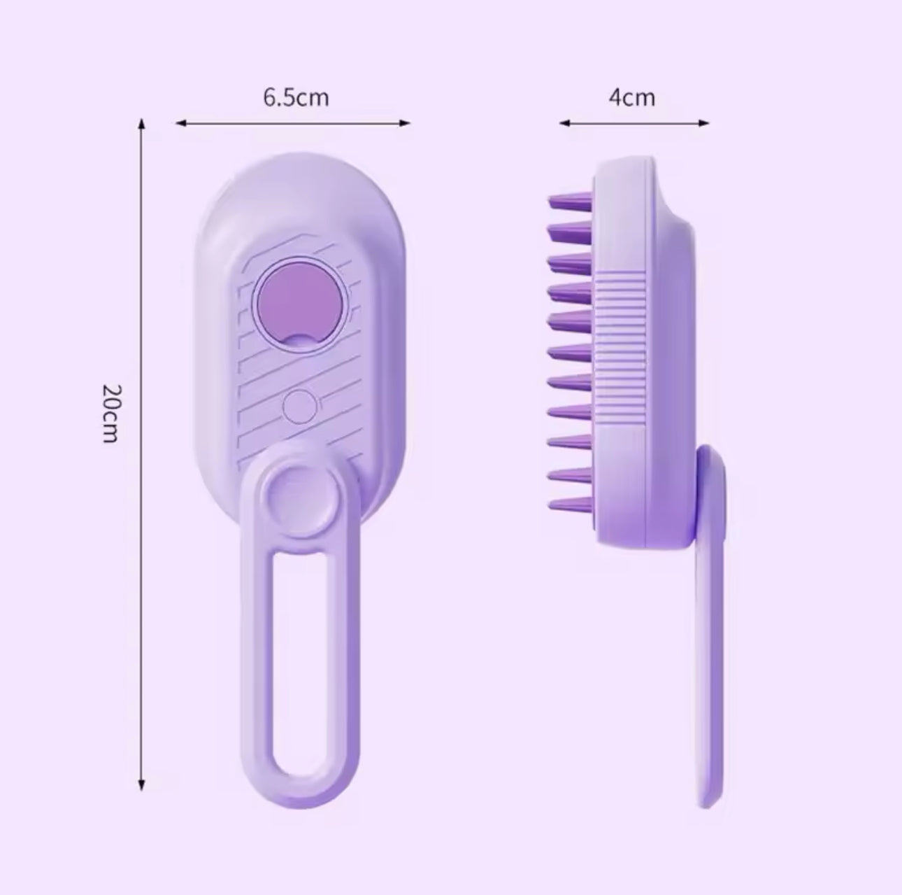 Rechargeable Spray Massage Comb