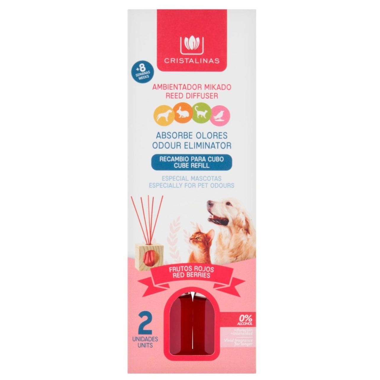 (REFILLS) Pet Friendly Odour Eliminator Reed Diffuser 2 x 30ml