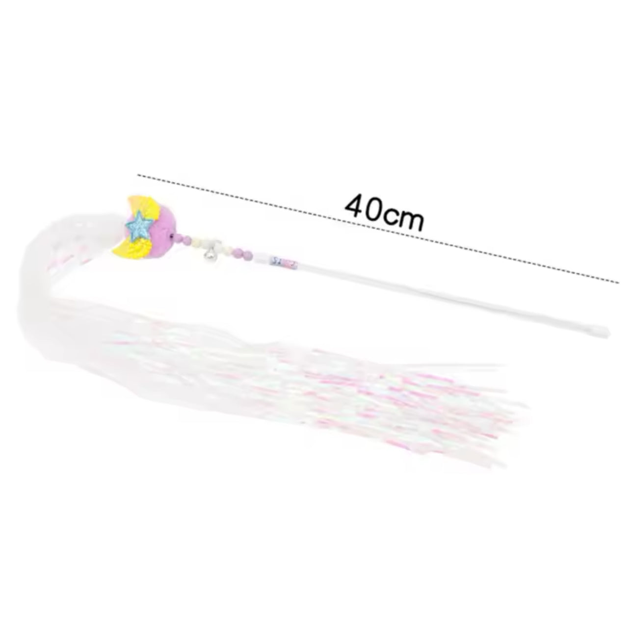 Star Wand Tinsel Cat Wand