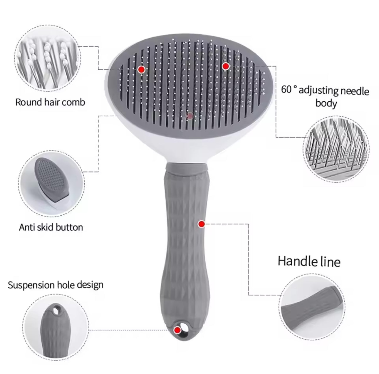 Hair Remover Pet Brush Grooming