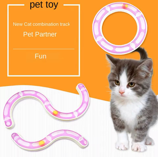 Cat Connecting Tunnel Game Toy With Ball