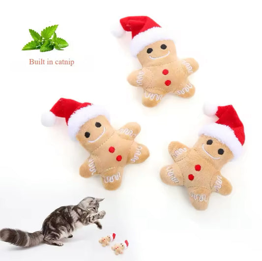 Gingerbread Catnip Plush Toy