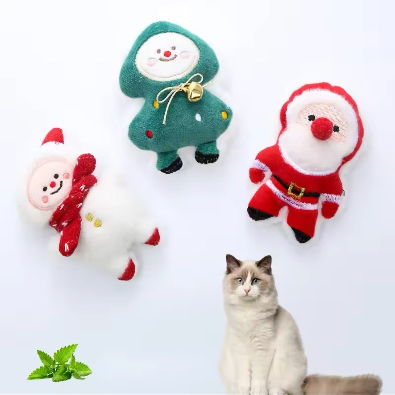 Catnip Christmas Themed Cat Toys