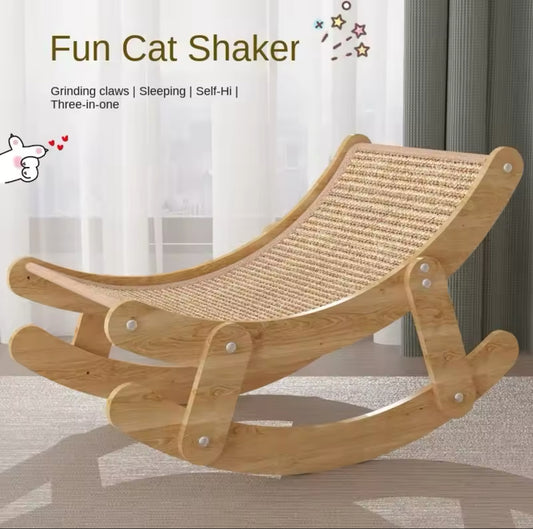 Cat Shaking Bed - Cat Scratcher Tower