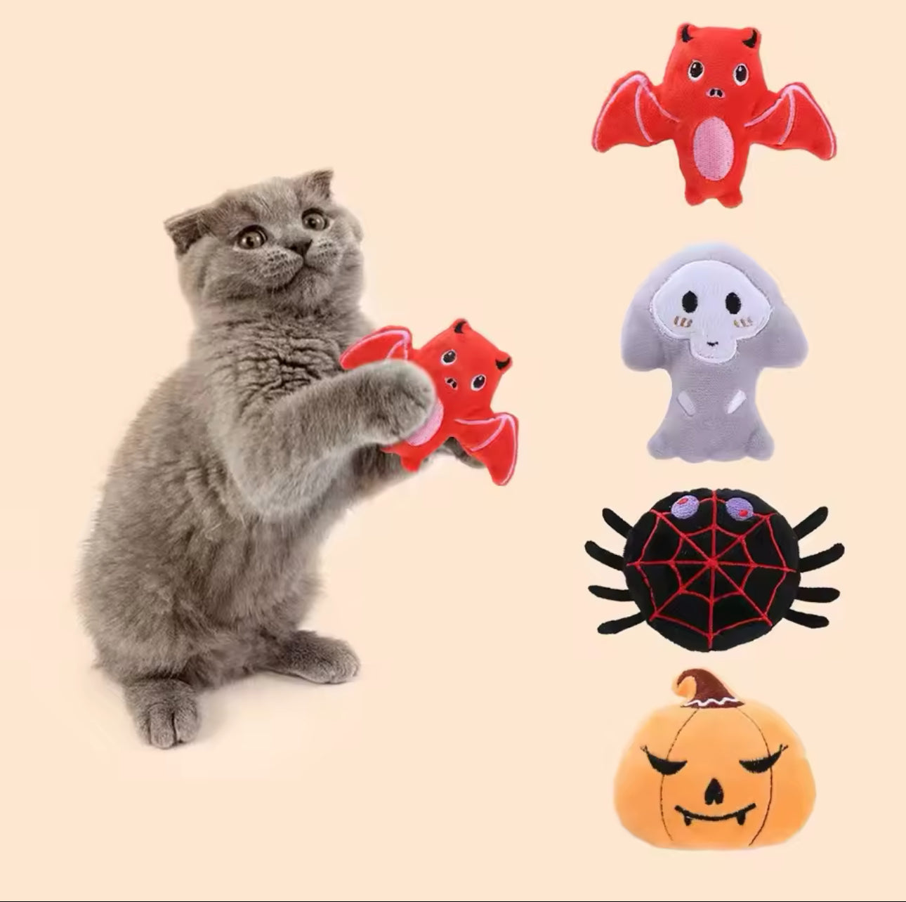 Halloween Collection Catnip Plush Toys