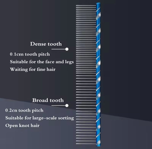 Dense and Broad Tooth Cat Comb Brush Grooming