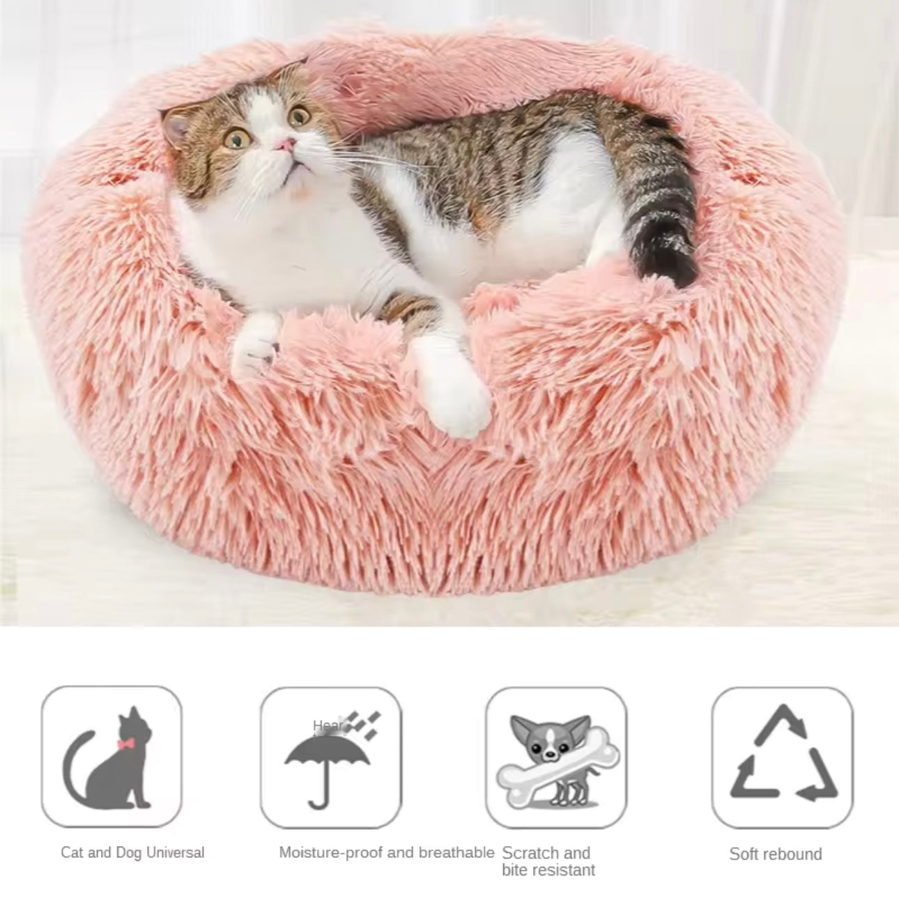 Plush Soft Fluffy Bed (Small 40cm)