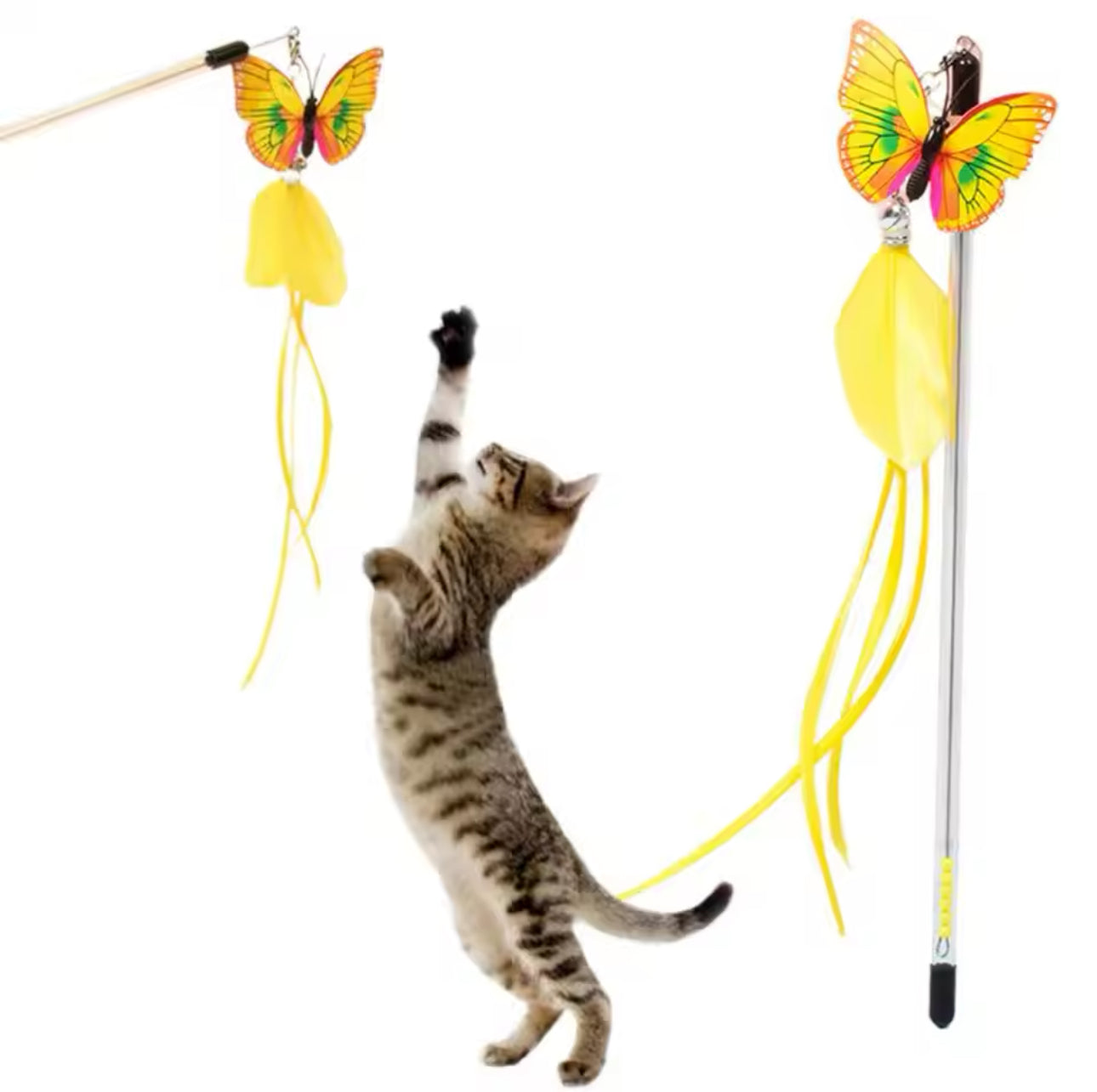 Butterfly Cat Teaser Wand