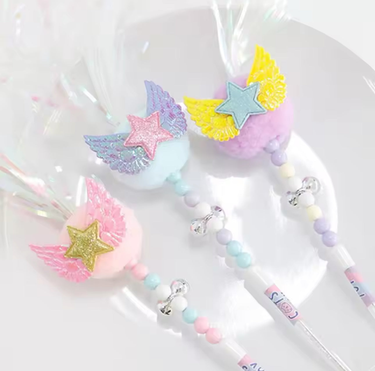 Star Wand Tinsel Cat Wand