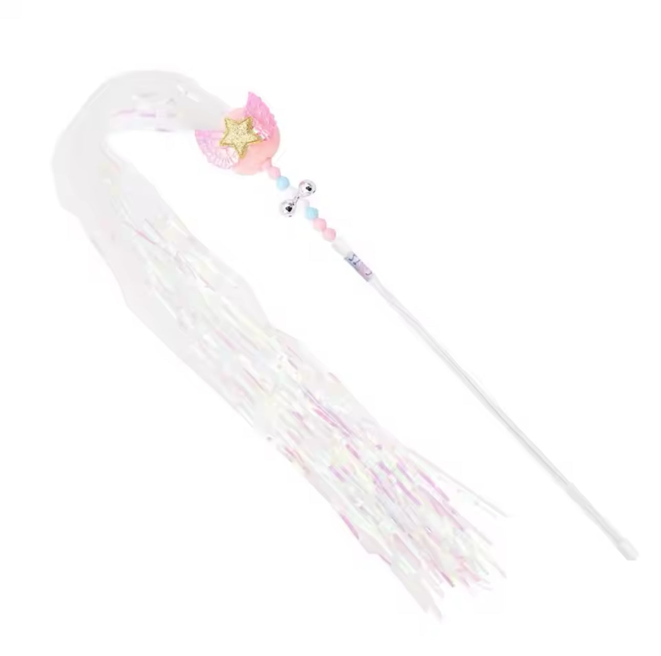 Star Wand Tinsel Cat Wand