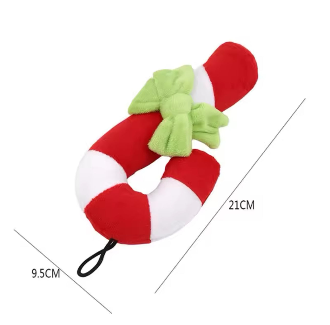 Candy-cane Pet Teeth Toy with Sound