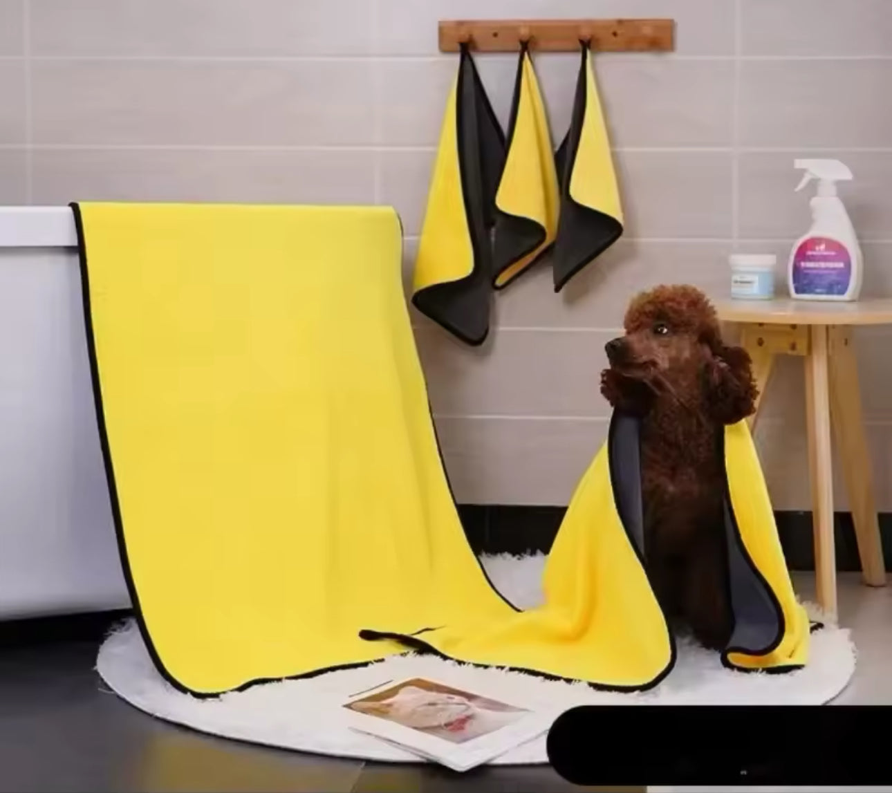 Microfibre Pet Towel Bathing Cloth