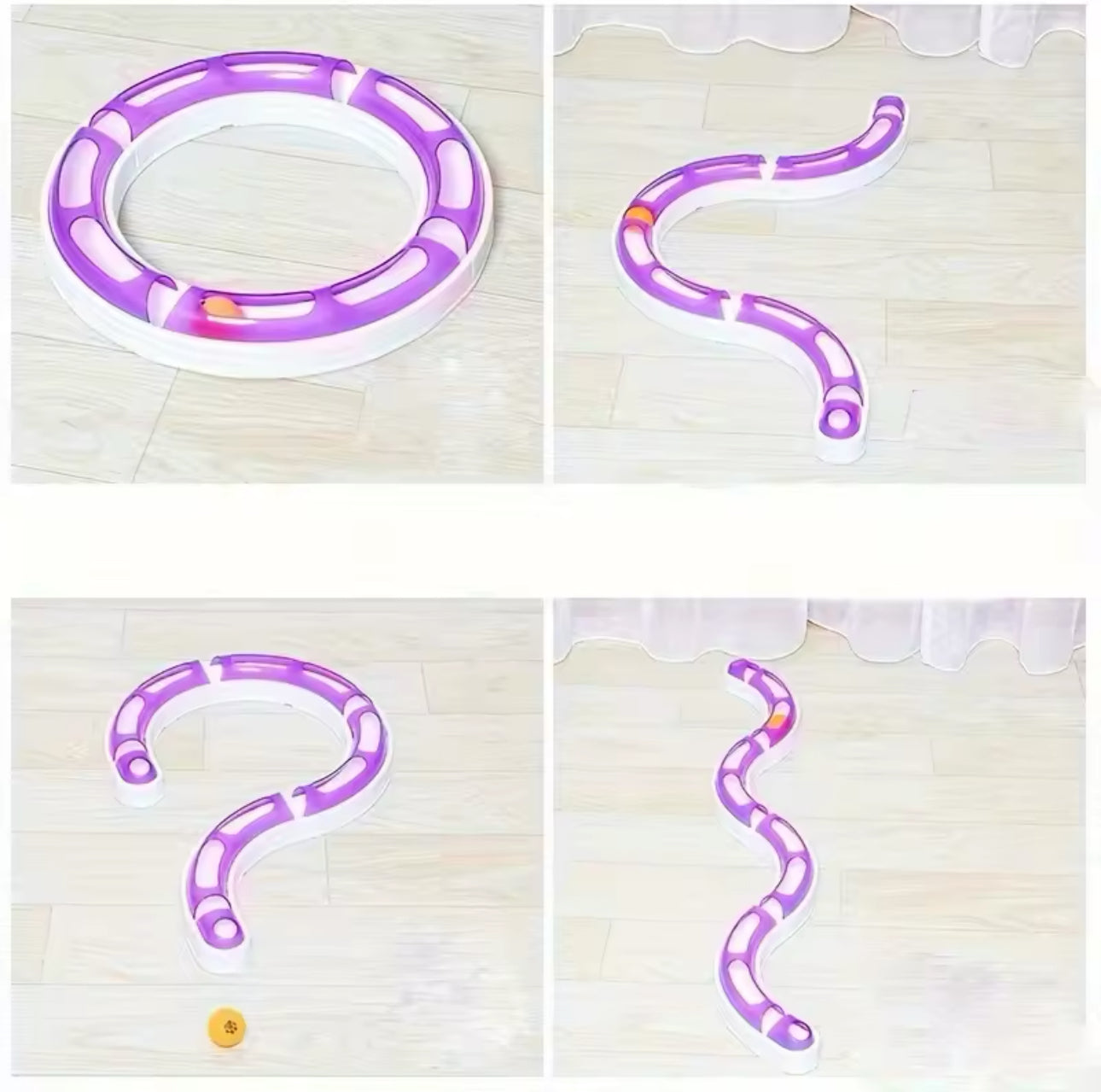 Cat Connecting Tunnel Game Toy With Ball