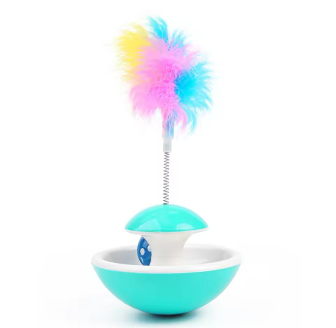 Feather Ball Tumbler Teaser With Fluffy Feather