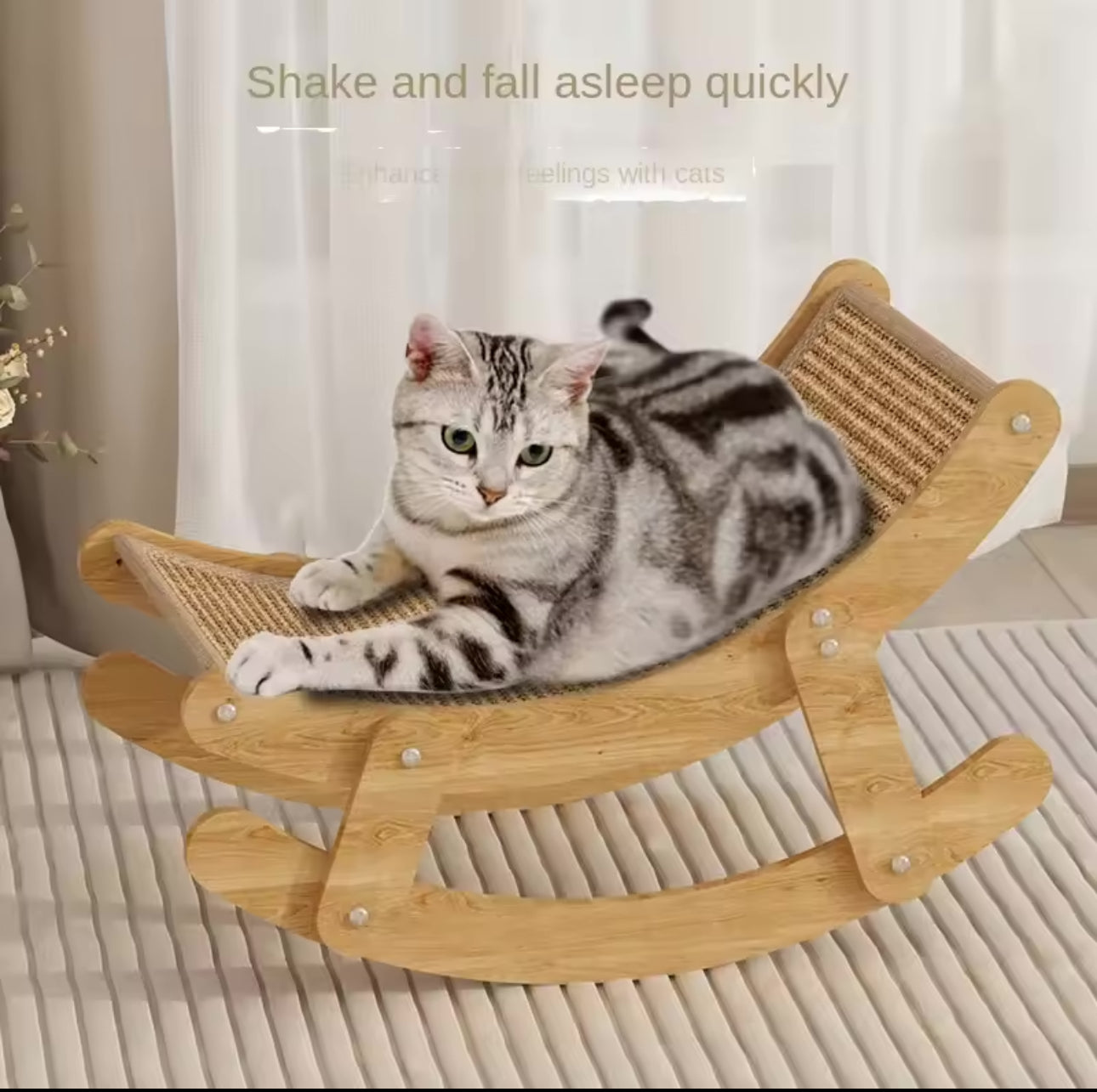 Cat Shaking Bed - Cat Scratcher Tower