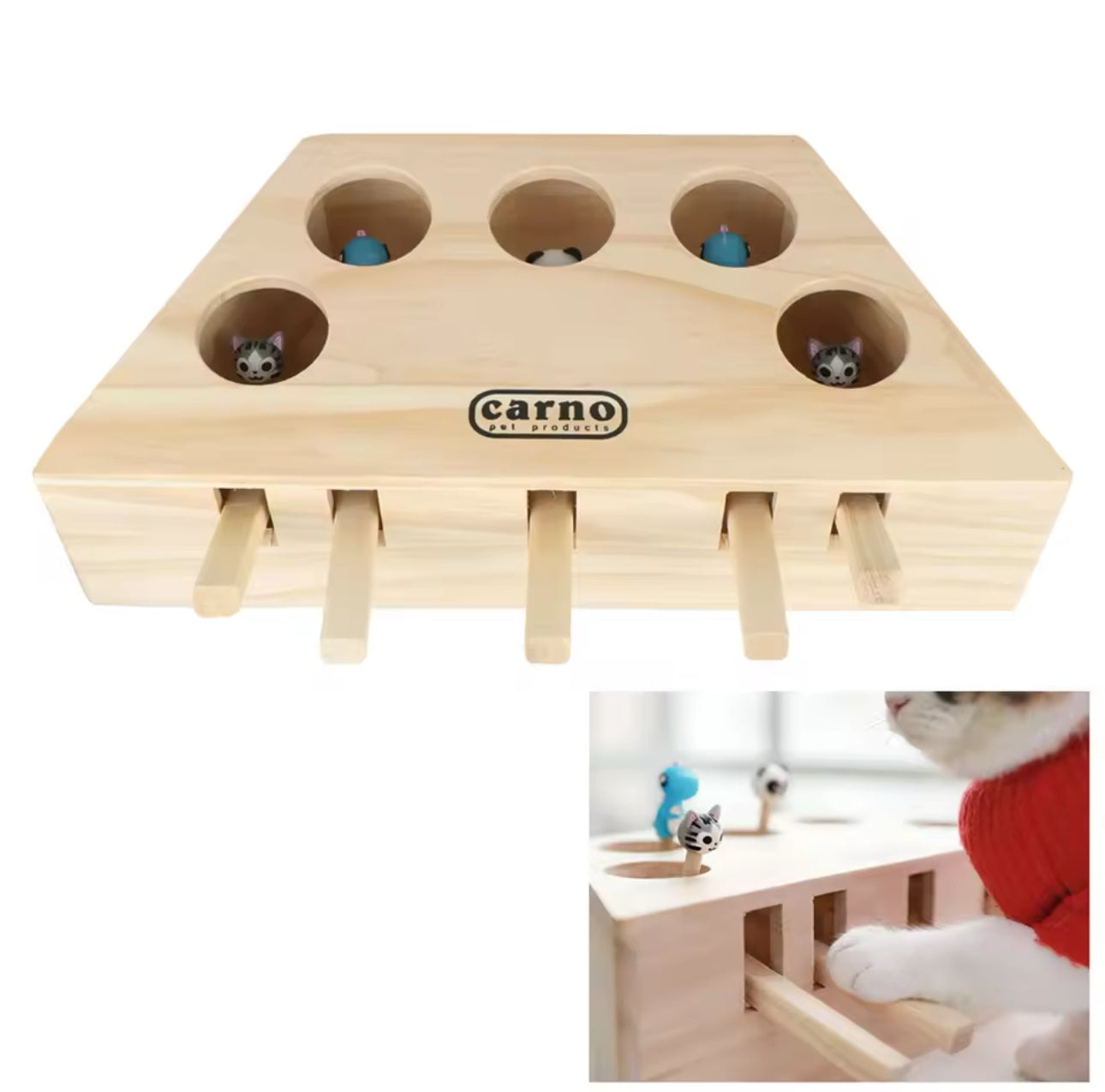 Peek-A-Boo Cat Interactive Puzzle Toy