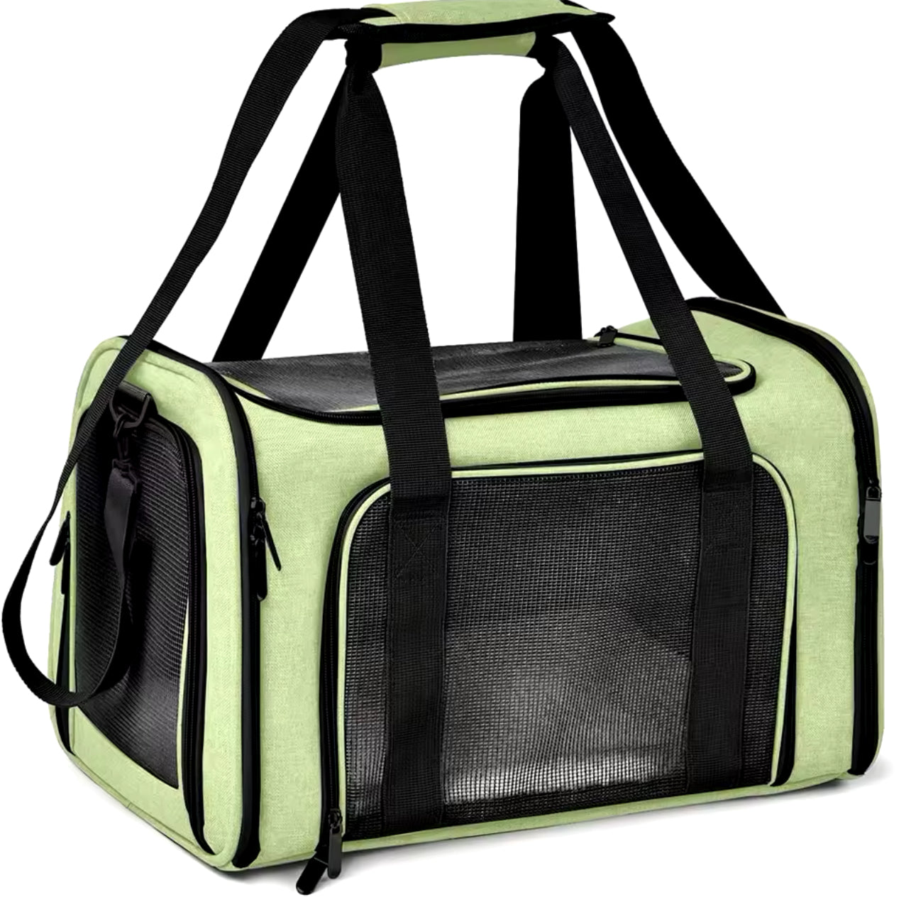 Cat Carrier - 3 Layer Cozy Mat & All Directions Openings (Medium)